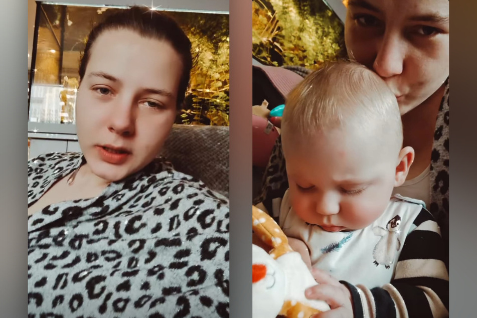Sarafina Wollny (27) ist nach ihrem lange Zeit unerfüllten Kinderwunsch überglücklich, ihre Zwillinge im Arm halten zu können. (Fotomontage)