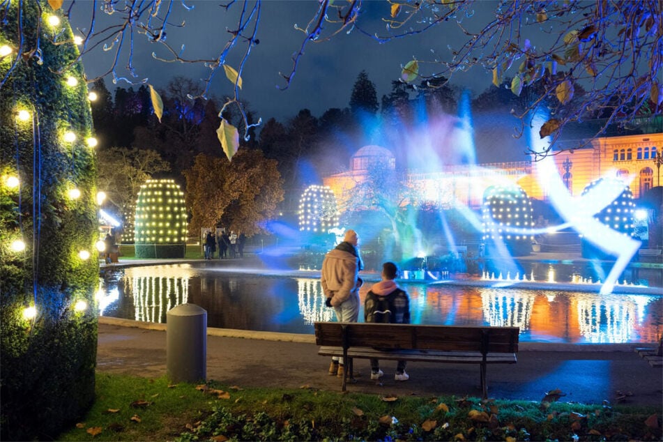 Mit seinen magischen Lichtinstallationen begeistert der Christmas Garden auch in diesem Jahr zahlreiche Besucher.