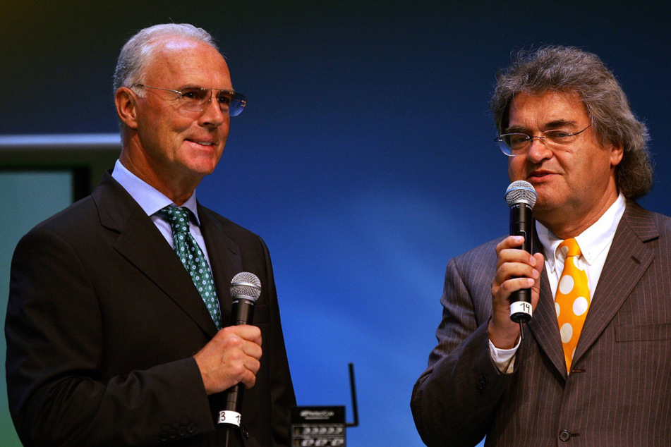 Franz Beckenbauer (†78, l.) und Helmut Markwort (87) sah man häufiger zusammen in der Öffentlichkeit. (Archivbild)