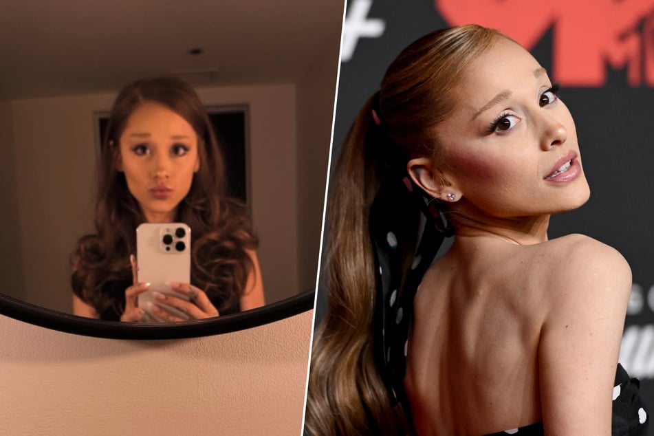 Ariana Grande has returned to her natural brunette hair color ahead of the Wicked: For Good press tour.