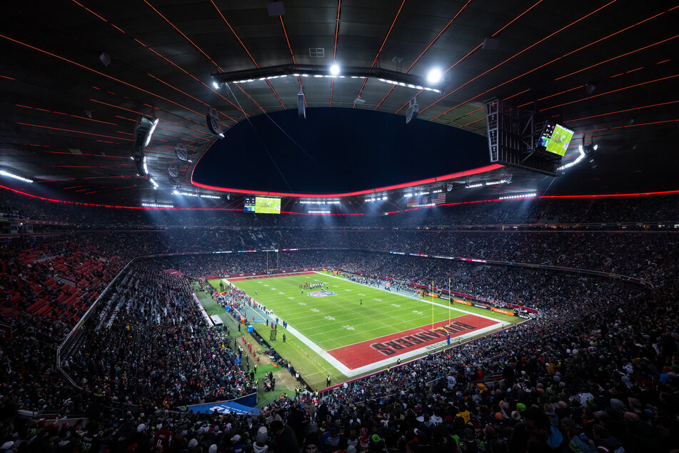 Die ersten NFL-Partien in Deutschland fanden im vergangenen Jahr in der Münchner Allianz Arena statt.