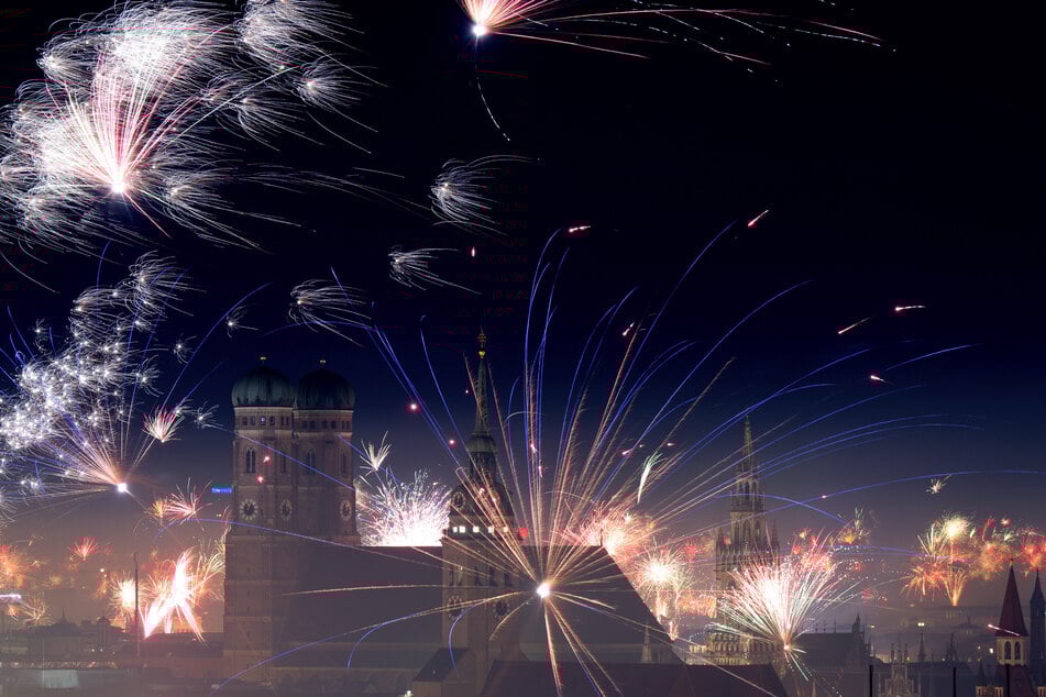 In München wird an Silvester viel geböllert.