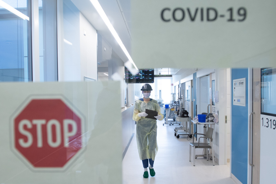 Die Corona-Intensivstation im Uniklinikum Dresden.