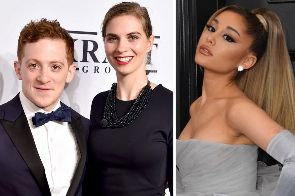 Ist Ariana Grande (30, r.) der Grund für die Scheidung zwischen Ethan Slater (31) und seiner Frau Lilly Jay?