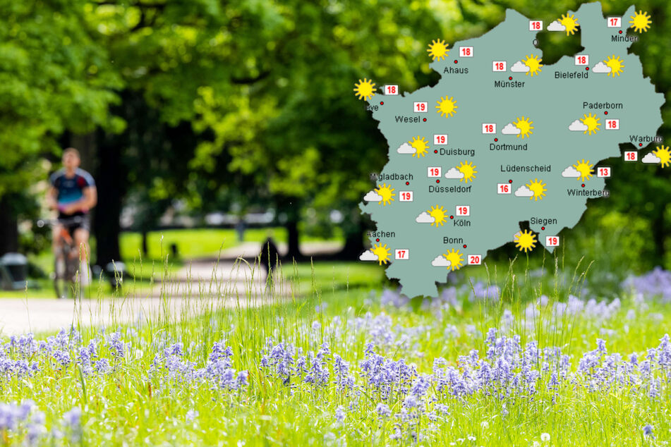 Mix aus Sonne und Wolken in NRW: Temperaturen steigen auf bis zu 21 Grad!