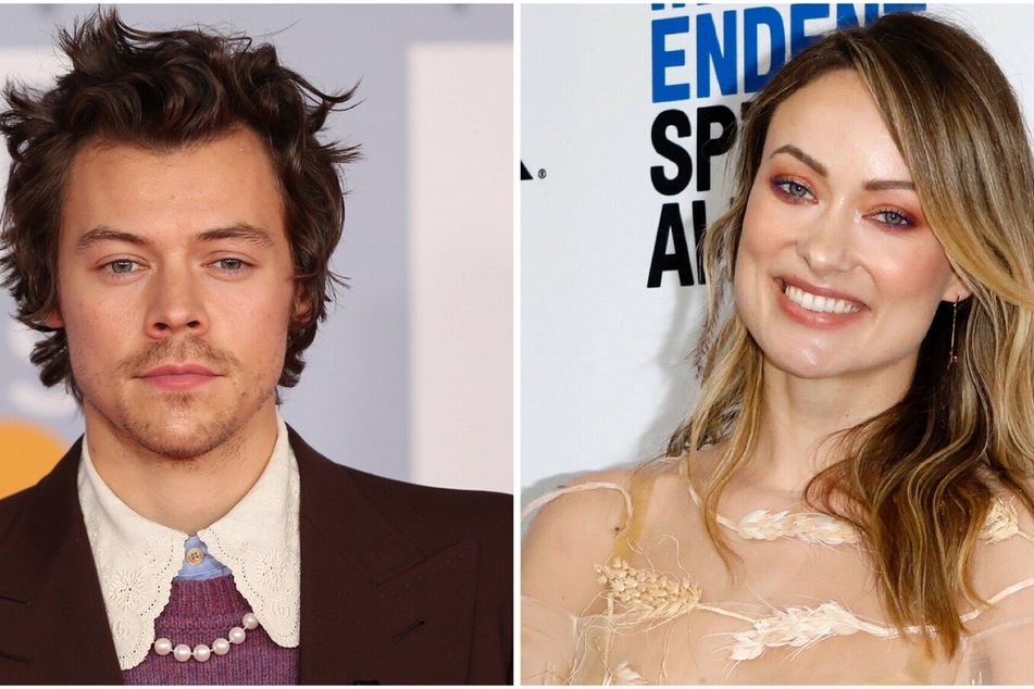 Harry Styles (l) was spotted vacationing with Olivia Wilde (r) in Italy on Monday.