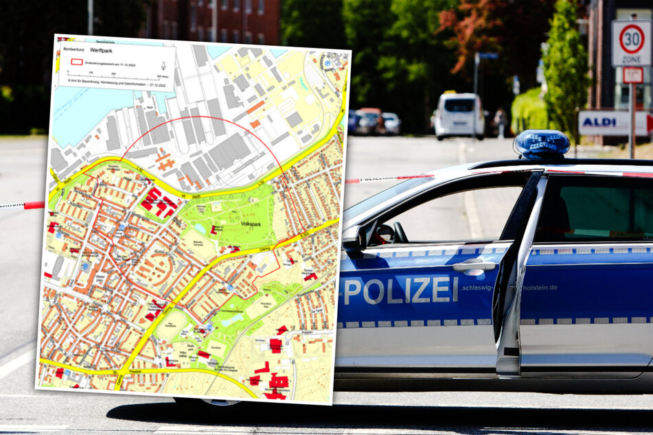 Blindgänger in Kiel gefunden: 7500 Menschen von Evakuierung betroffen