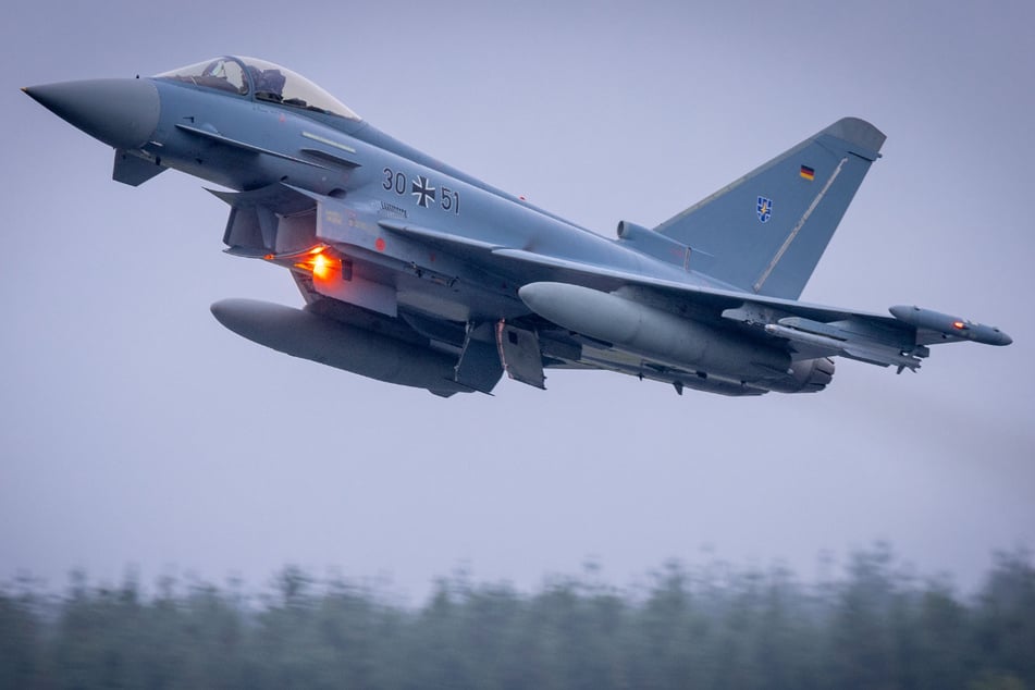 Am Dienstag mussten Eurofighter in Laage einen Alarmstart hinlegen. (Archivbild)