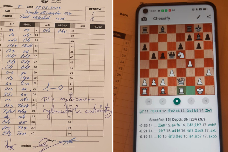 Schachspieler versteckt Handy auf dem Klo und wird beim Betrug erwischt