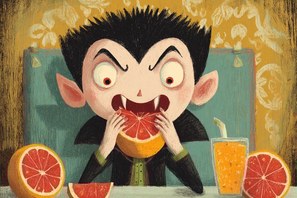 Was isst ein vegetarischer Vampir? Blutorangen.