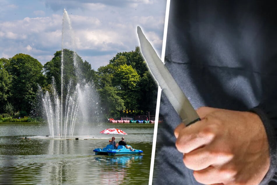 Chemnitz: Chemnitzer mit Messer bedroht, ausgeraubt und in Schloßteich gestoßen!