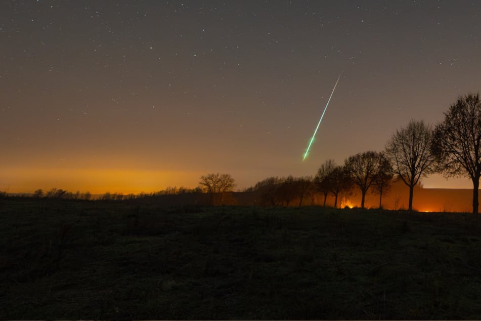 Zwischen 22 Uhr und 1 Uhr waren die Lichter zu sehen.