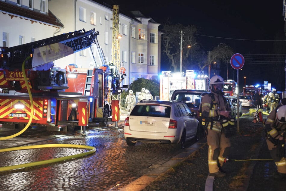 Die Kantstraße war vorübergehend voll gesperrt.