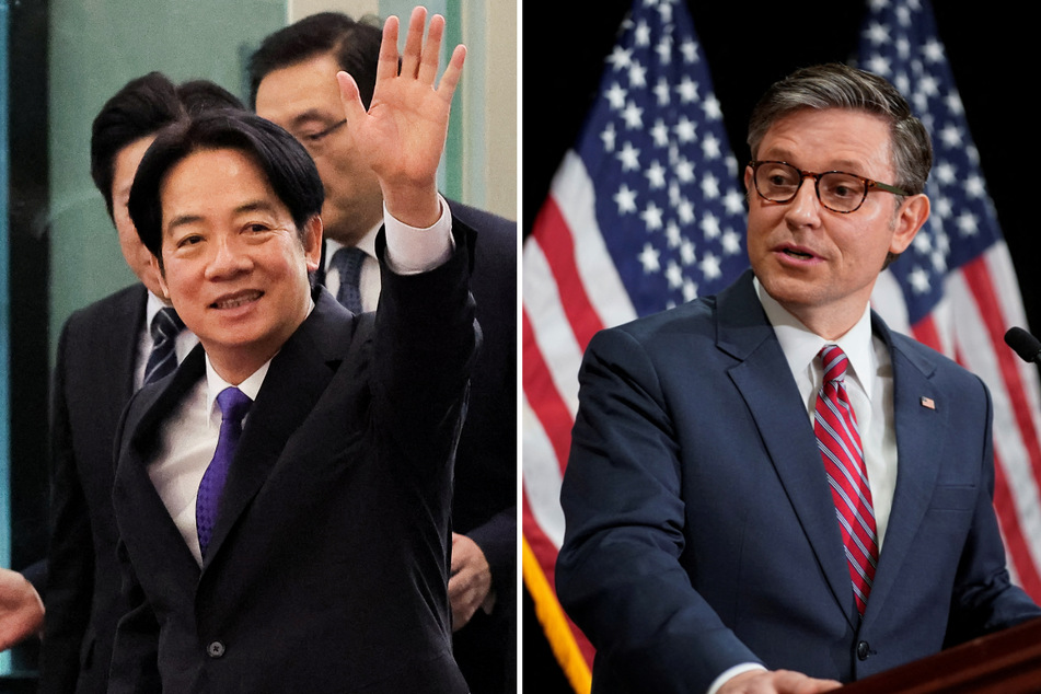 Taiwan President Lai Ching-te and House Speaker Mike Johnson spoke on the phone during the Taipei leader's visit to the US territory of Guam.