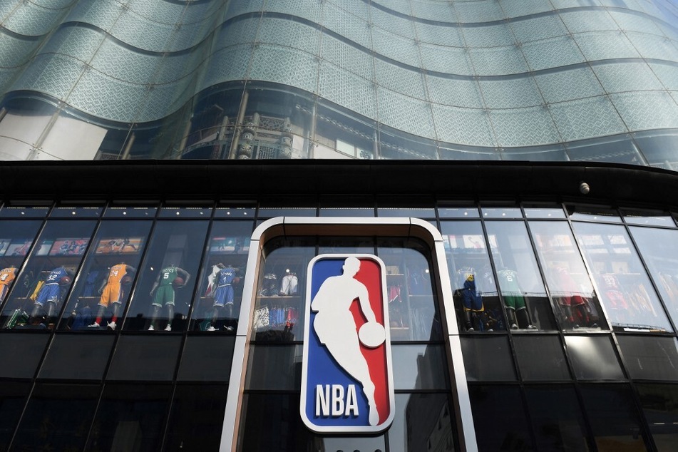 The National Basketball Association store is pictured in Beijing, China.