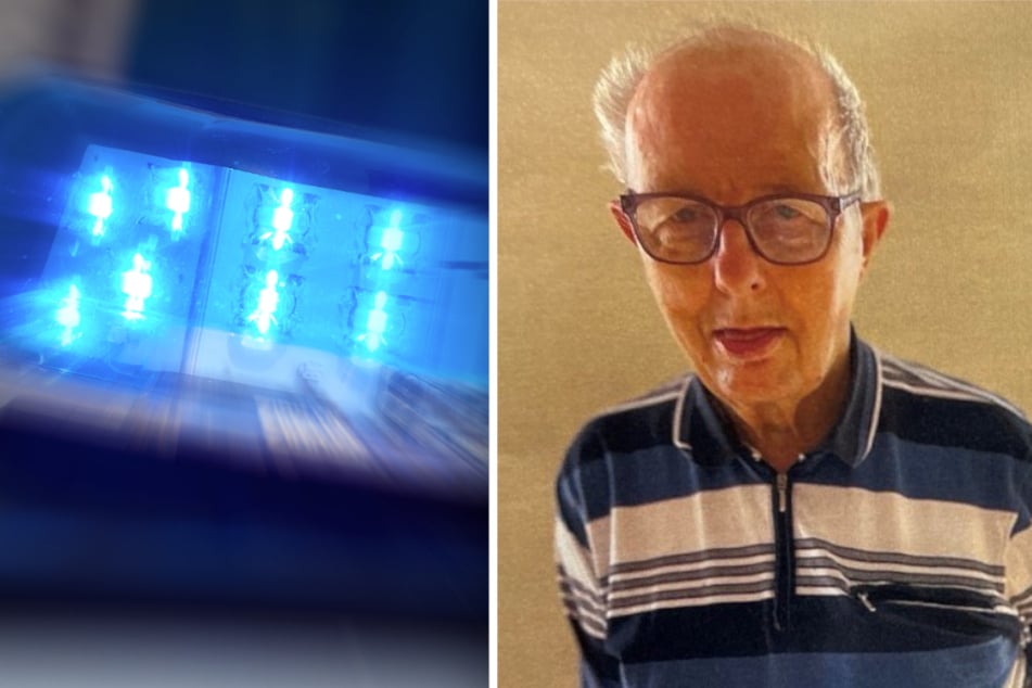 Dieter (85) aus Schneeberg (Erzgebirge) ist seit Samstagmorgen verschwunden. Die Polizei sucht mit Hochdruck nach ihm.