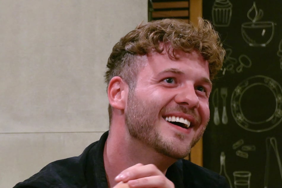 Gerrit (27) kann sein Glück bei seinem "First Date" offenbar kaum fassen.