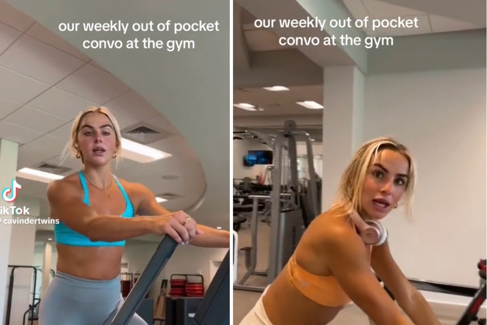 The Cavinder twins hilariously revealed their "out of pocket" gym habit in a new TikTok.