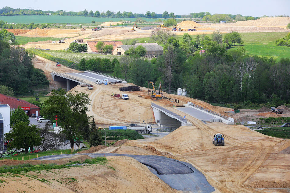 An der Ortsumfahrung wird weiterhin gearbeitet.