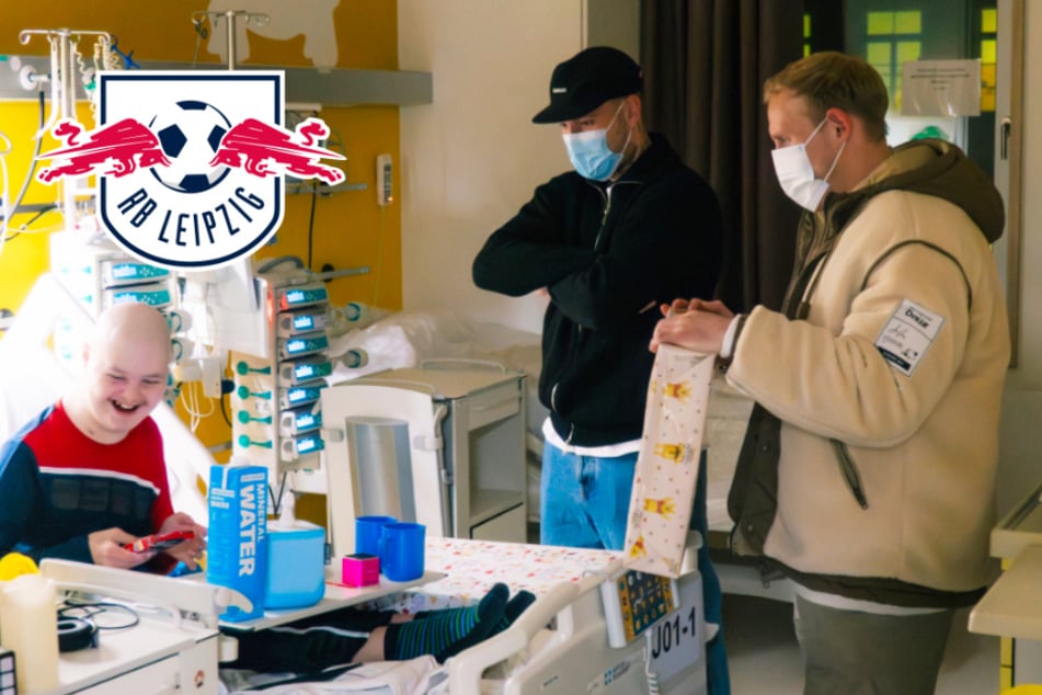 RB-Leipzig-Blog: Stars machen kranken Kindern eine Freude