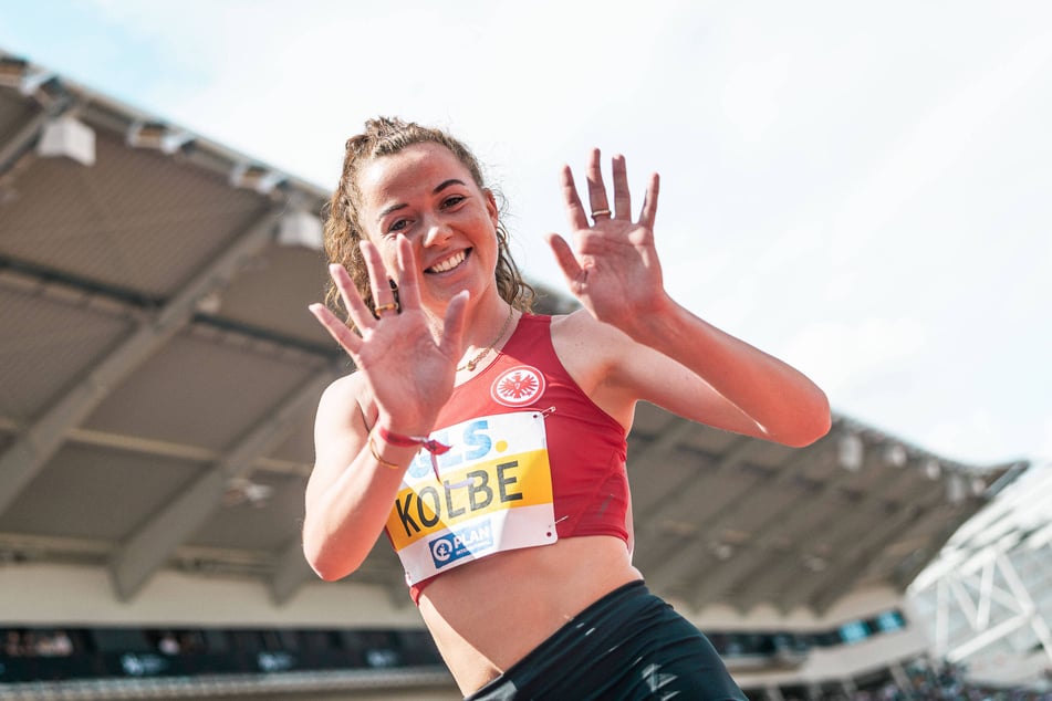 Smilla Kolbe wird Deutsche Meisterin über 800 Meter.