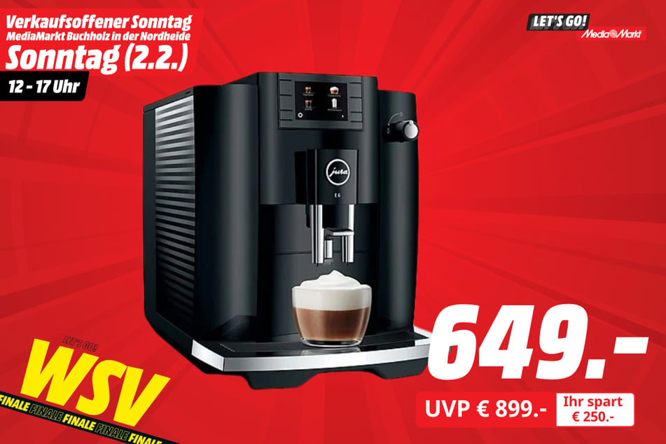 Jura-Kaffeevollautomat für 649 statt 899 Euro.