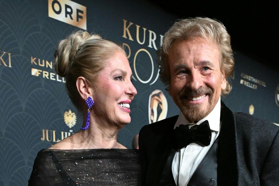 Thomas Gottschalk (75) kam mit seiner Frau Karina Mroß (63) zu der Romy-Verleihung in Kitzbühel.