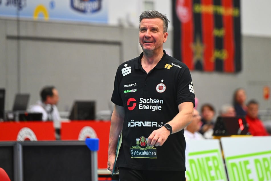 DSC-Coach Alex Waibl (56) erwartet gegen Schwerin ein enges Spiel.