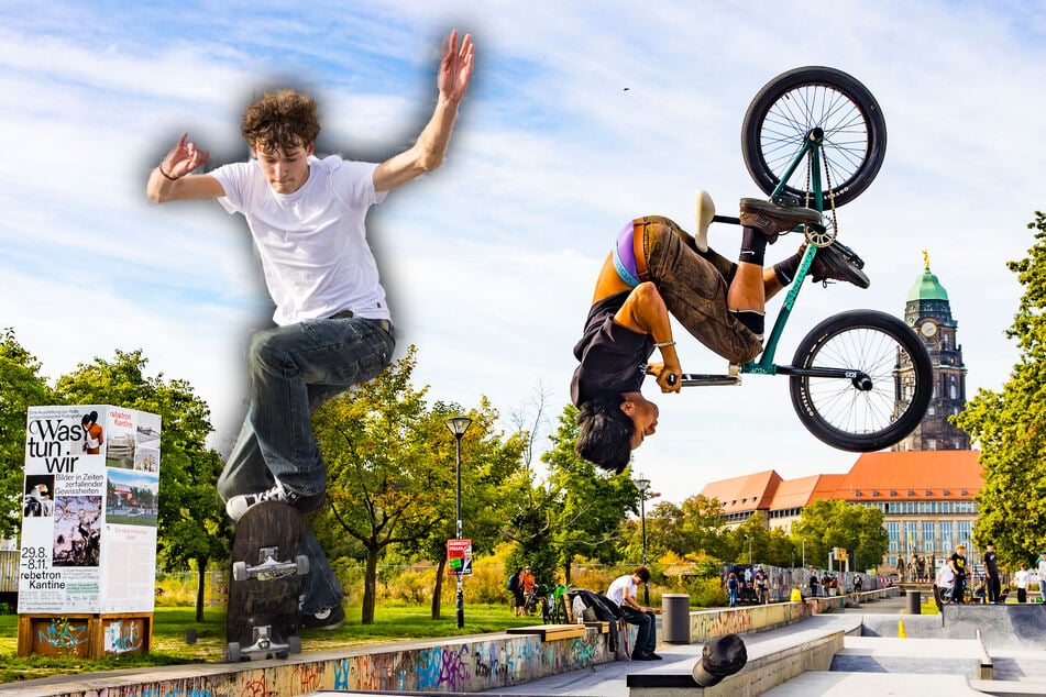 Dresden: Freie Bahn für Dresdens Skater auf neuer "flowiger" Anlage