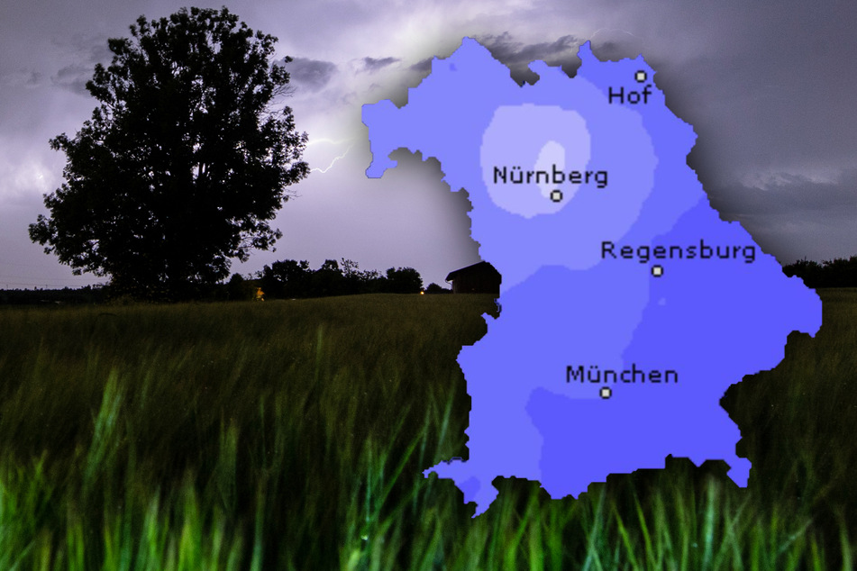 Spitzt sich Lage in Bayern wieder zu? Gewitter mit Starkregen und Hagel möglich