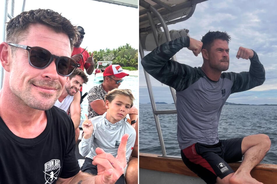 Trotz seines Unfalls genießt Chris Hemsworth (42) die Zeit mit seiner Familie.