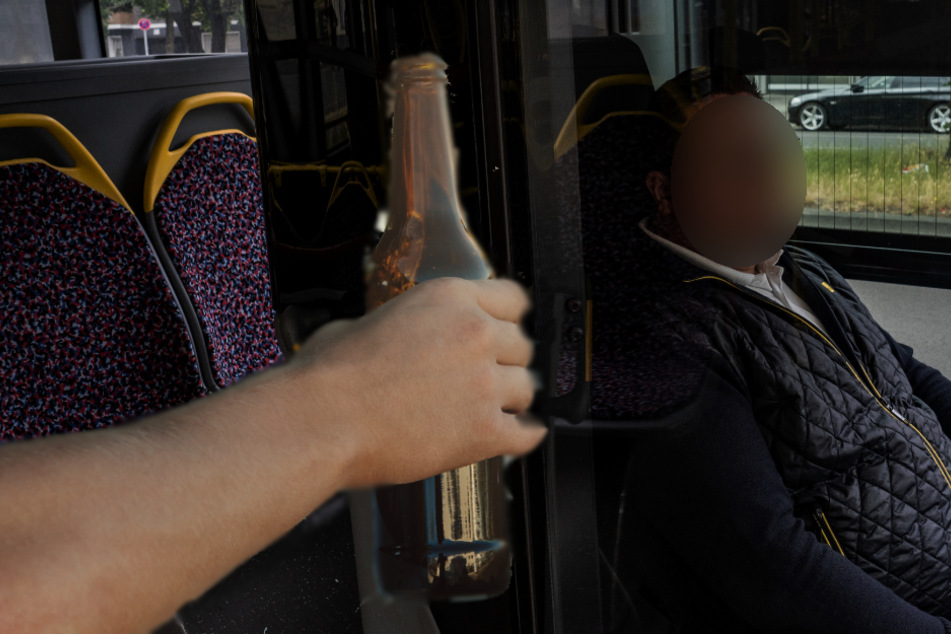 Weil ihn der Busfahrer ohne Ticket nicht mitnehmen wollte, kippte der 29-Jährige seine Bierflasche über der Kabine aus (Symbolfoto).