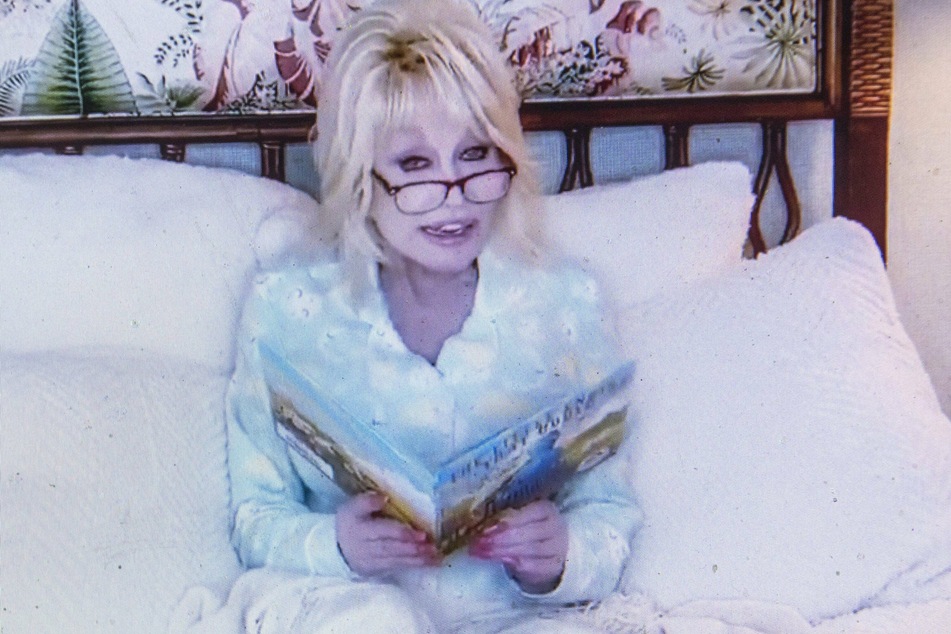 Dolly Parton's Goodnight With Dolly series featured the icon reciting bedtime stories in her Pjs.