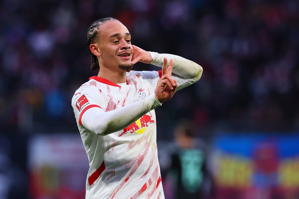 Traum-Rückkehr! Bei seinem Comeback markierte Xavi Simons für RB Leipzig direkt wieder zwei Treffer.