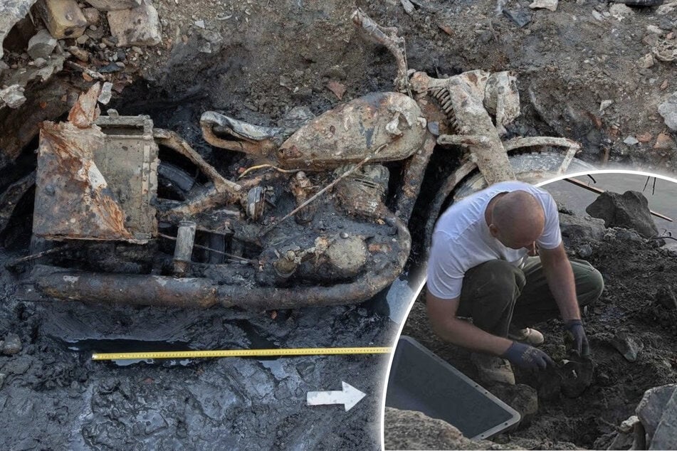 Niedrigwasser enthüllt tragisches Schicksal: Zwei deutsche Soldaten und Motorrad in der Donau entdeckt