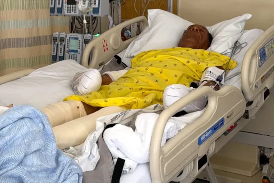 Der Standbesitzer Arnulfo Hernandez (77) wurde vor rund zwei Wochen in Los Angeles von einem Auto erfasst.