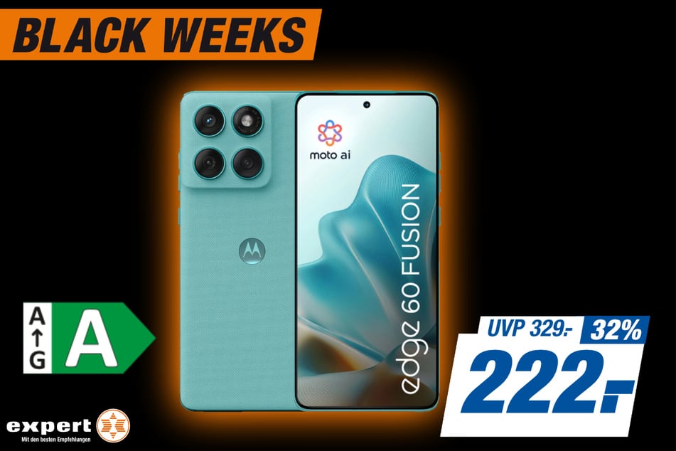 Motorola edge 60 fusion (8GB + 256GB)
für 222 statt 329 Euro.