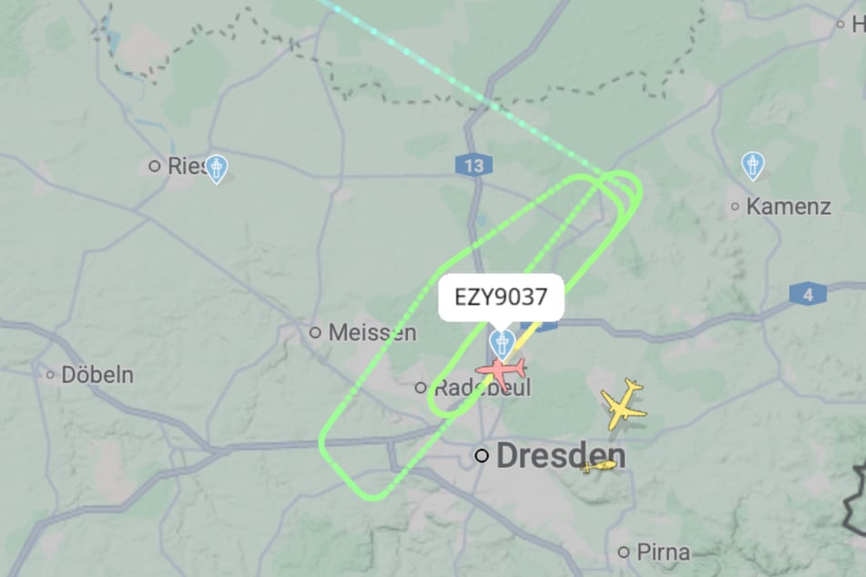 Im Zuge des Trainings kam ein weiterer Airbus A319 zum Einsatz.