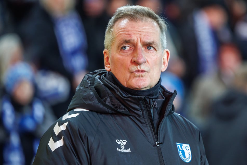 Trotz der Niederlage blickt FCM-Coach Petrik Sander (65) mit Zufriedenheit auf die zweite Hälfte.