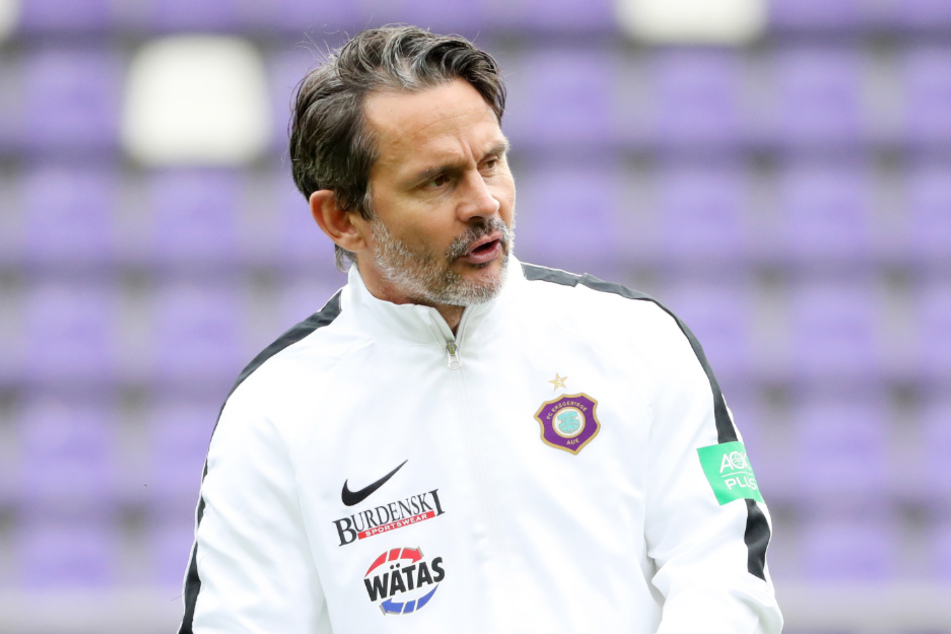 Aues Coach Dirk Schuster (53) führte den SV Darmstadt 98 in den Spielzeiten 2013/14 und 2014/15 von der Dritt- in die Erstklassigkeit.