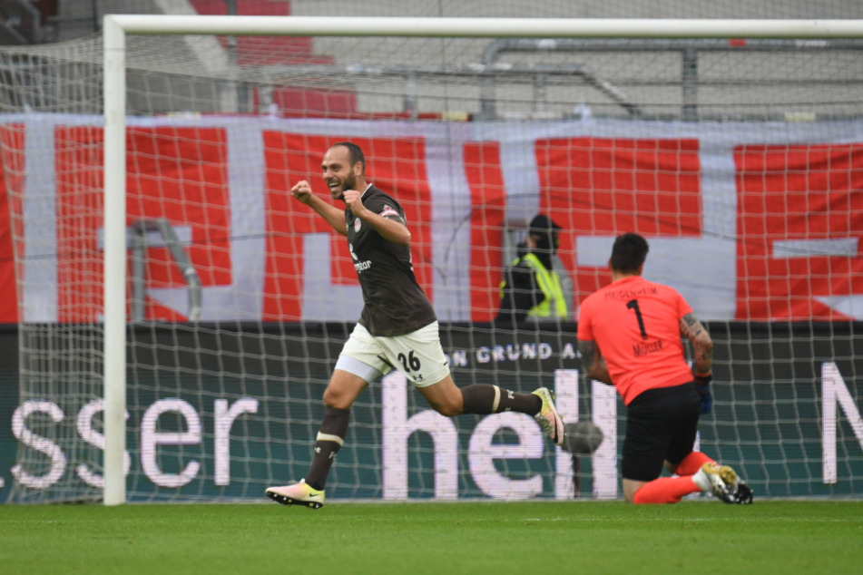 Rico Benatelli (28) schoss im Hinspiel gegen Heidenheim das 1:0.