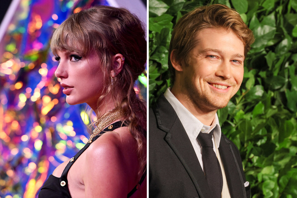 Taylor Swift (l) liked a tweet in a seeming confirmation that Joe Alwyn did not inspire the song Sweet Nothing as much as fans had believed.