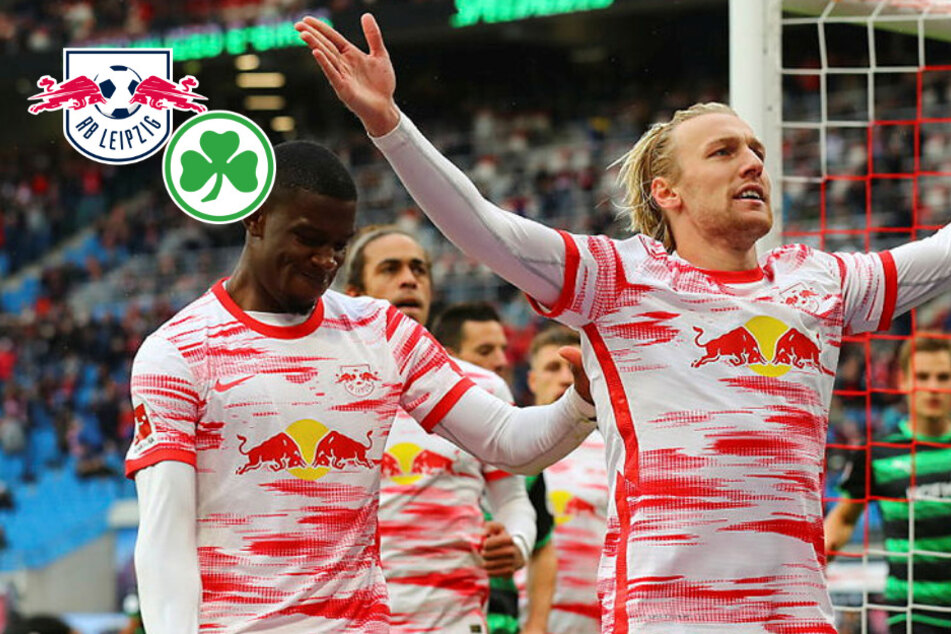 Pfiffe zur Halbzeit! Doch RB Leipzig wendet Blamage gegen Schlusslicht Fürth klar ab