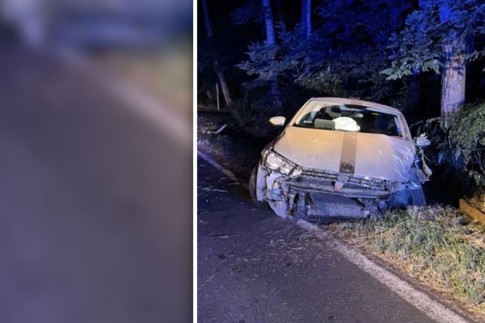 Polizei rätselt: Fahrer crasht seinen Wagen und verschwindet dann spurlos