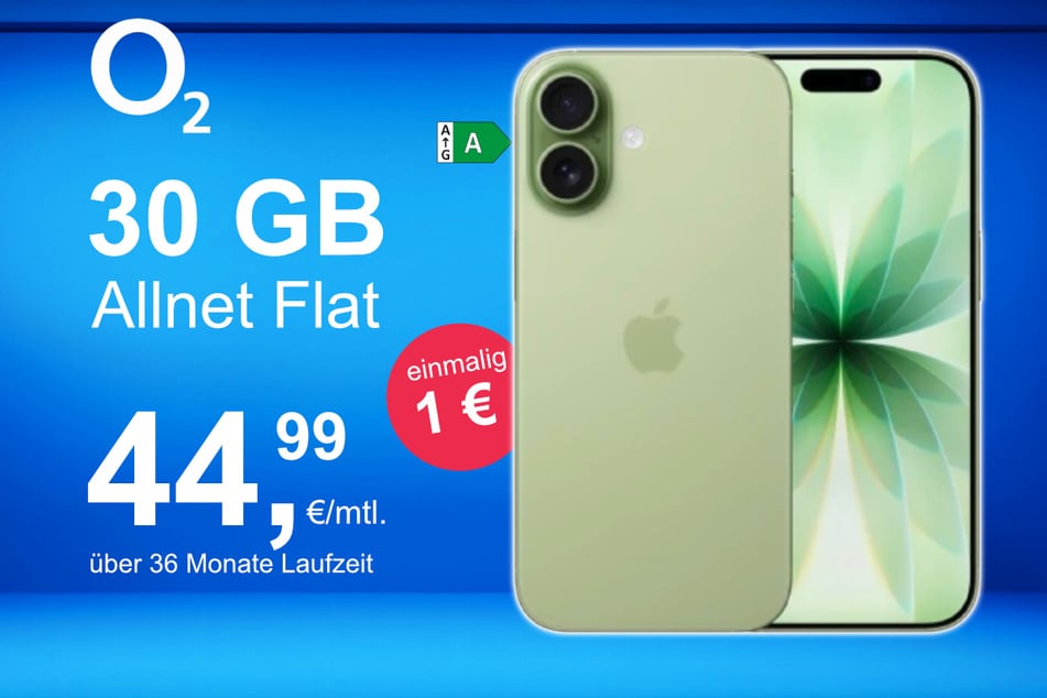 Das neue iPhone 17 inkl. 30 GB Datenvolumen für nur 1 Euro exklusiv bei o2.