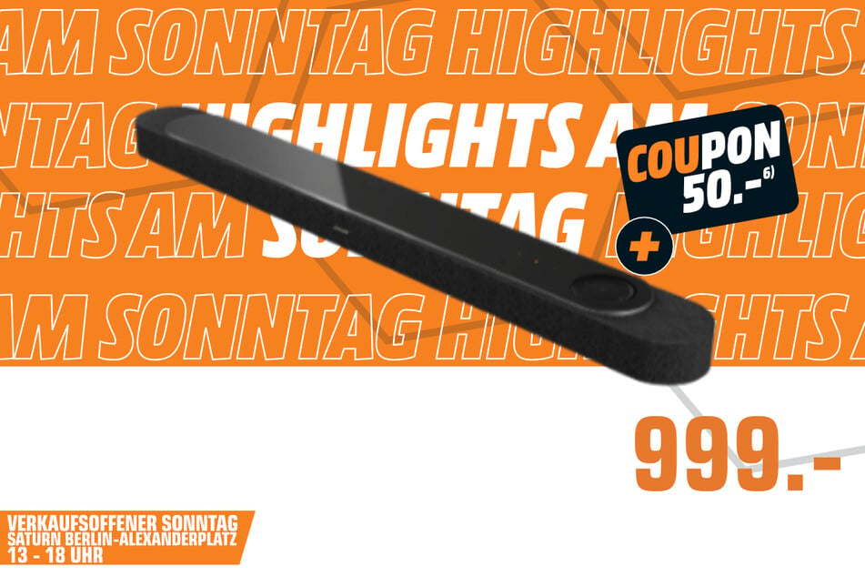 Bose-Soundbar Lifestyle Ultra für 999 Euro (zzgl. 50-Euro-Geschenk-Coupon).