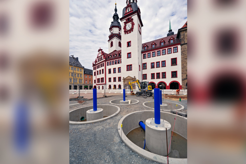 Noch ist hier Baustelle, doch im November sollen die Weihnachtsmarkt-Buden einziehen - wenn alles klappt.