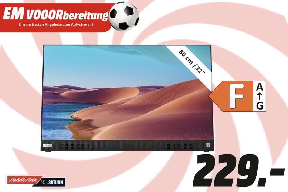 32-Zoll Peaq-Fernseher für 229 Euro.