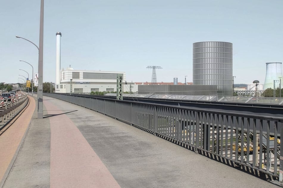 Ohne die Gestaltungskommission würde der geplante Großwärmespeicher der SachsenEnergie nicht 60, sondern 80 Meter hoch ausfallen.