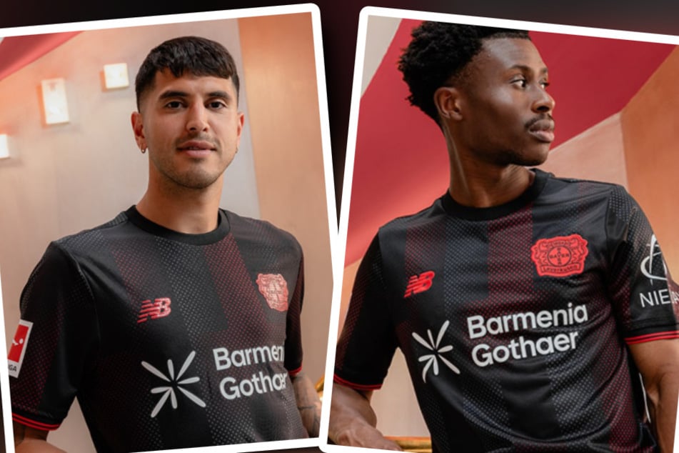 Fast ganz in Schwarz laufen die Profis von Bayer 04 Leverkusen bei ihren Heimspielen in der kommenden Bundesliga-Saison auf.